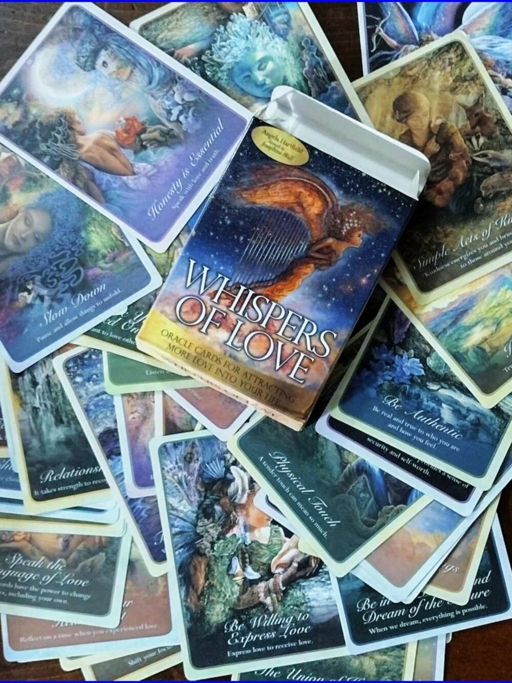 New- Whispers of Love 50 Card Oracle Deck